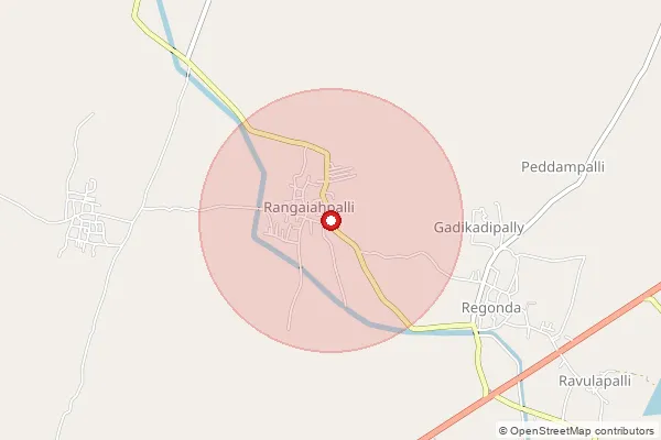 Map showing approximate area covered by Pincode 506348 — Ramannagudem B.O, Jayashankar Bhupalapally