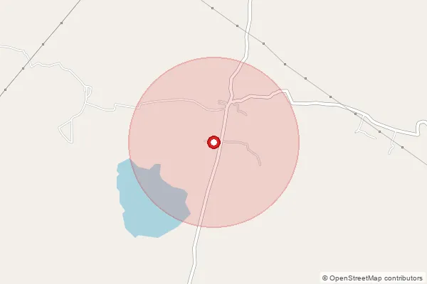 Map showing approximate area covered by Pincode 508112 — Sunkishala B.O, Yadadri Bhuvanagiri