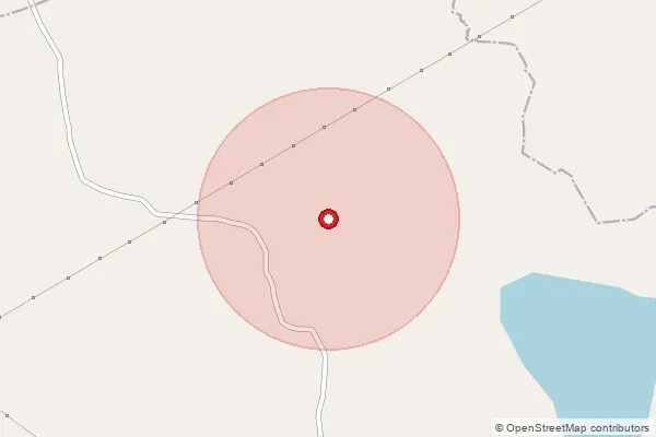 Map showing approximate area covered by Pincode 508278 — Tummadam B.O, Nalgonda