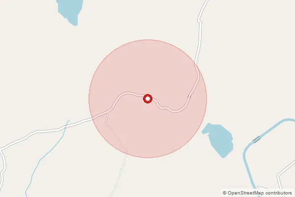 Map showing approximate area covered by Pincode 509351 — Theelair B.O, Narayanpet