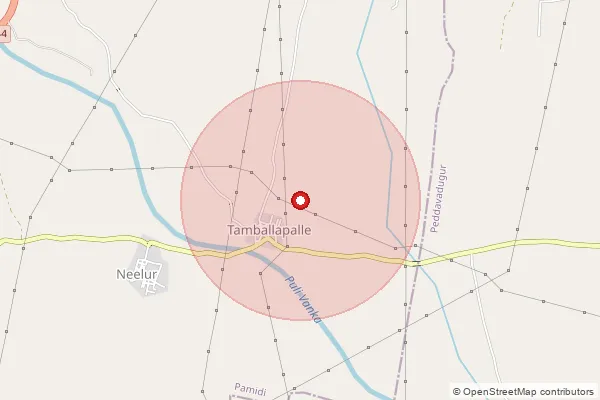 Map showing approximate area covered by Pincode 515402 — Karidikonda B.O, Anantapur