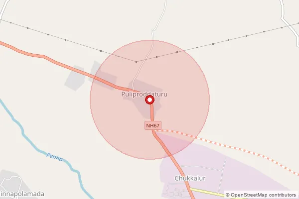 Map showing approximate area covered by Pincode 515415 — Igaduru B.O, Anantapur