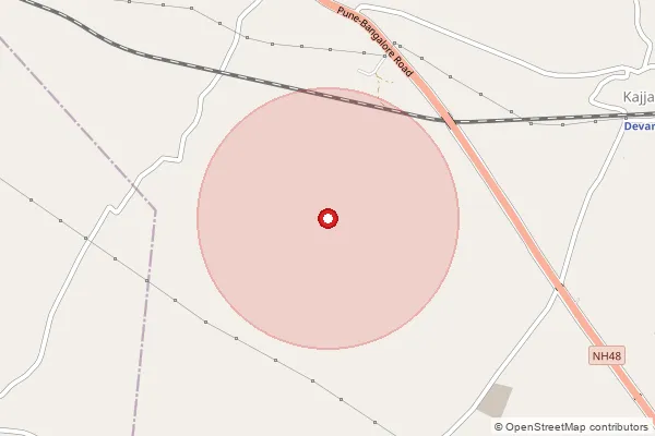 Map showing approximate area covered by Pincode 515812 — Renimakulapalli B.O, Anantapur