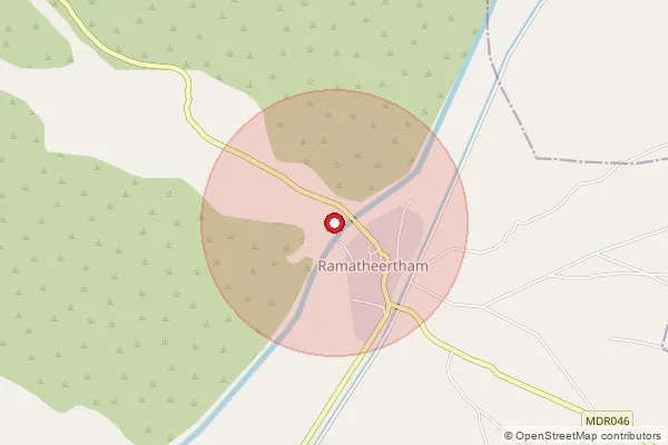 Map showing approximate area covered by Pincode 518186 — Illuri Kotha Peta S.O, Nandyal