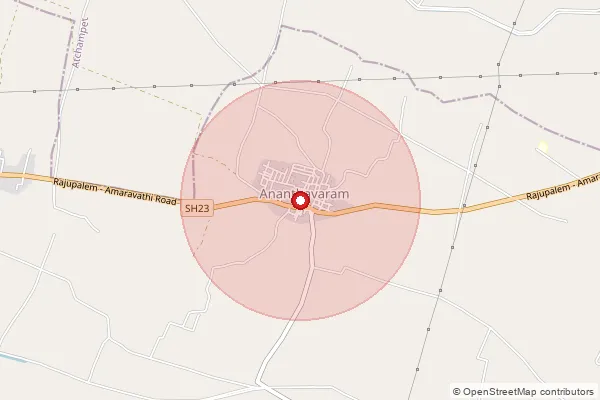 Map showing approximate area covered by Pincode 522410 — Gudipadu B.O, Palnadu