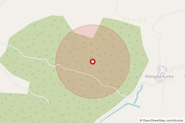 Map showing approximate area covered by Pincode 523370 — Lanjakota B.O, Prakasam