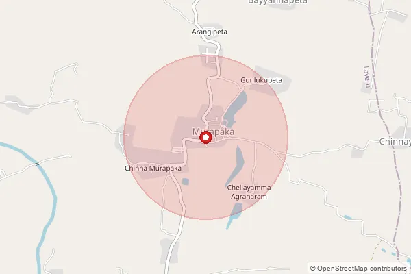 Map showing approximate area covered by Pincode 532403 — Kesavadasupuram Bo, Srikakulam