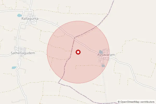 Map showing approximate area covered by Pincode 534426 — Timmapuram B.O, Eluru