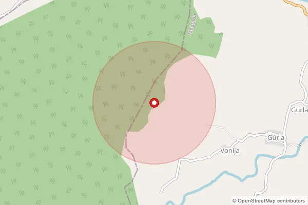 Map showing approximate area covered by Pincode 535273 — Gummakota B.O, Alluri Sitharama Raju