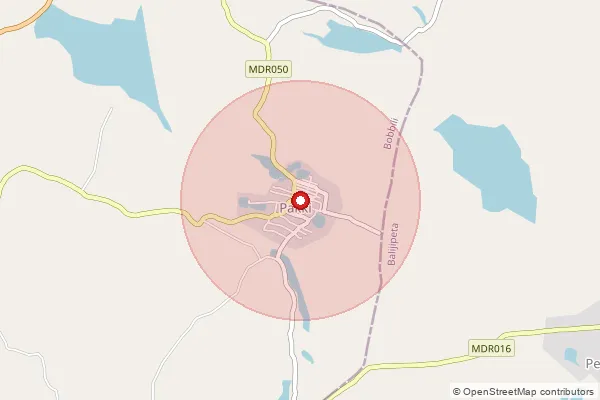 Map showing approximate area covered by Pincode 535569 — Pakki So, Vizianagaram