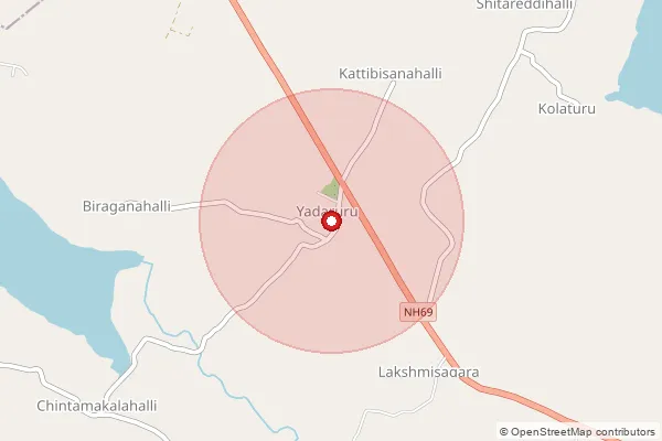 পিনকোড 563138 — Devalapalli Branch Office, Kolar দ্বারা আচ্ছাদিত আনুমানিক এলাকা দেখানো মানচিত্র