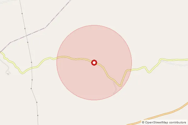 Map showing approximate area covered by Pincode 571254 — Maroor B.O, Kodagu