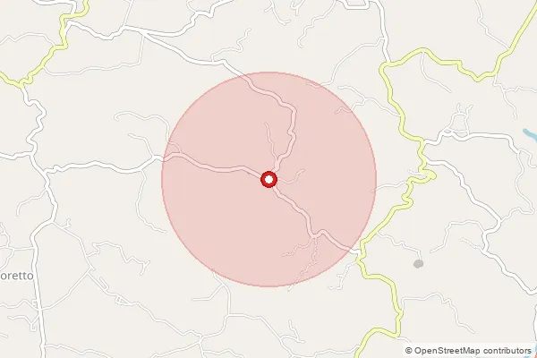 Map showing approximate area covered by Pincode 574211 — Agrar B.O, Dakshina Kannada