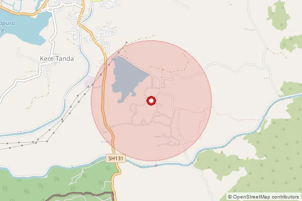 Map showing approximate area covered by Pincode 583276 — K U Campus S.O, Vijaynagar
