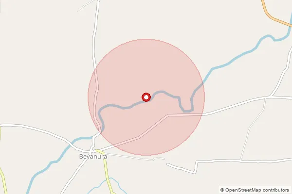 Map showing approximate area covered by Pincode 591212 — Kirangi B.O, Belagavi