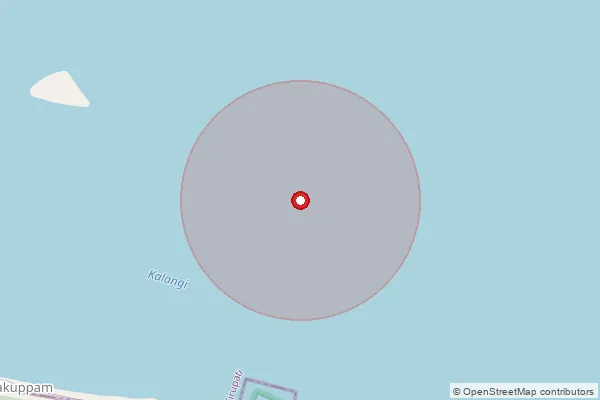 Map showing approximate area covered by Pincode 600026 — Vadapalani S.O, Chennai