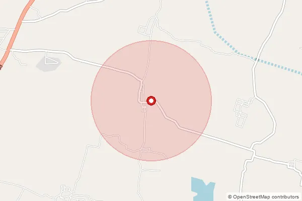 Map showing approximate area covered by Pincode 604302 — Karnavur Bo, Villupuram