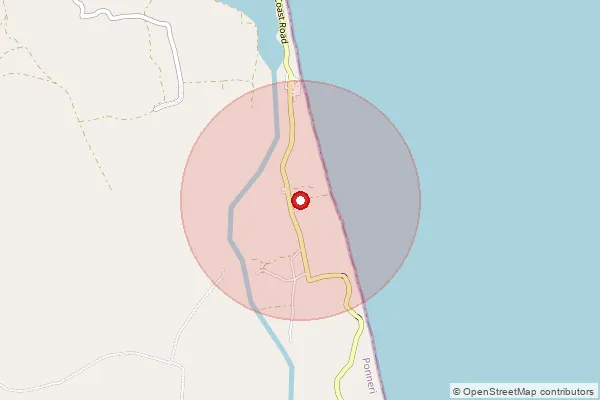 Map showing approximate area covered by Pincode 604601 — Erumpoondi Bo, Tiruvannamalai
