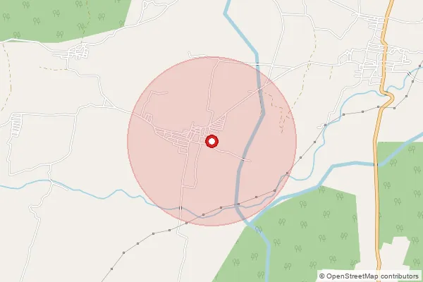 Map showing approximate area covered by Pincode 605702 — Moongilthuraipattu S.O, Kallakurichi