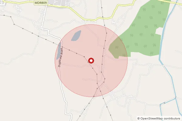 Map showing approximate area covered by Pincode 606402 — Ravathanallur B.O, Kallakurichi