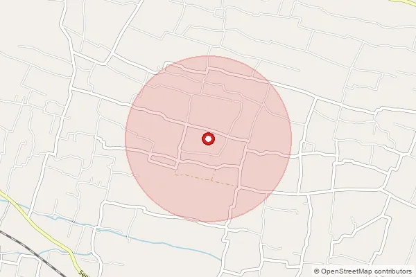 Map showing approximate area covered by Pincode 614808 — Neivilakku B.O, Nagapattinam