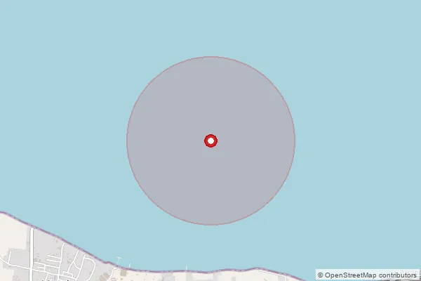 Map showing approximate area covered by Pincode 623518 — Mandapam So, Ramanathapuram
