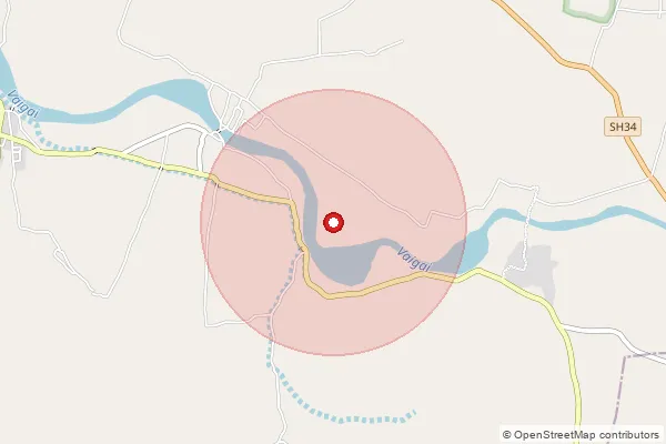 Map showing approximate area covered by Pincode 623527 — Kamankottai Bo, Ramanathapuram