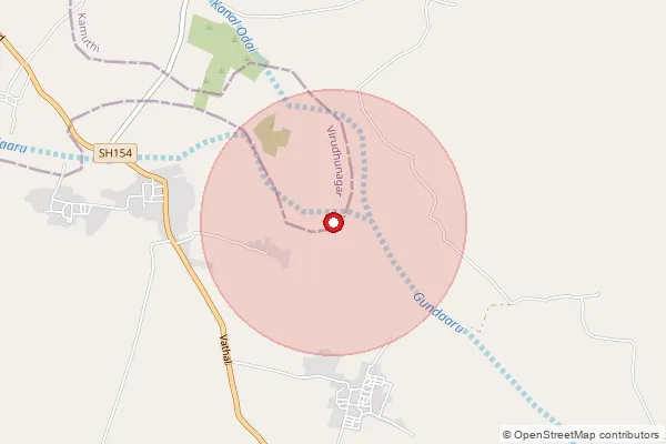 Map showing approximate area covered by Pincode 623605 — Mandalamanickam So, Ramanathapuram