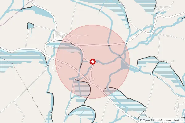 Map showing approximate area covered by Pincode 627151 — Kovaikulam Bo, Tirunelveli