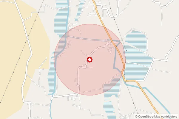 Map showing approximate area covered by Pincode 628201 — Moolakarai B.O, Tuticorin