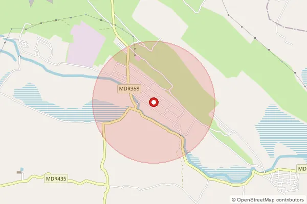 Map showing approximate area covered by Pincode 628620 — Perur B.O, Tuticorin