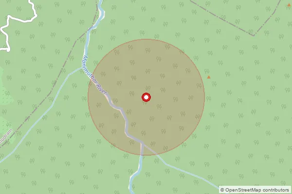 Map showing approximate area covered by Pincode 628952 — Athikulam B.O, Tuticorin
