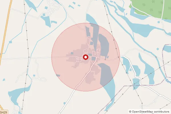 Map showing approximate area covered by Pincode 630321 — Akarungulam Bo, Sivaganga