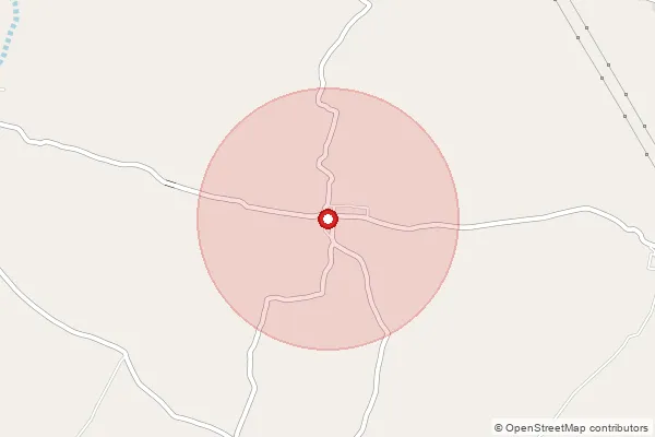 Map showing approximate area covered by Pincode 630405 — Tuvar B.O, Sivaganga