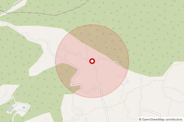 Map showing approximate area covered by Pincode 632203 — Melmankuppam B.O, Vellore