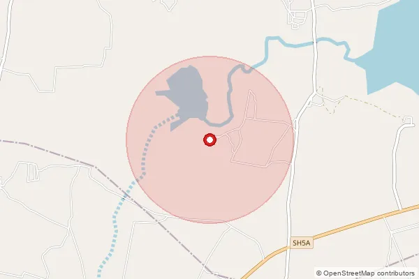 Map showing approximate area covered by Pincode 632312 — Kattukanur So, Tiruvannamalai