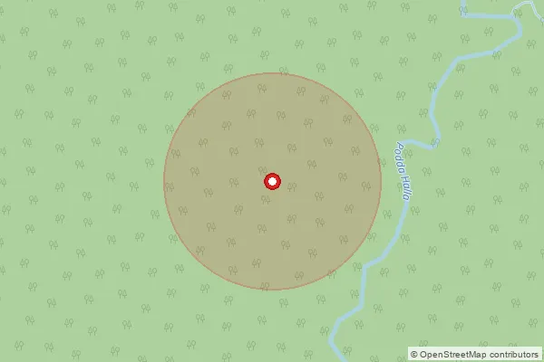 Map showing approximate area covered by Pincode 635102 — Anchetty S.O, Krishnagiri