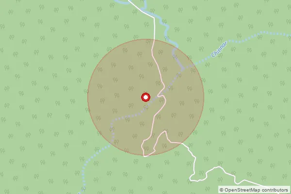 Map showing approximate area covered by Pincode 636810 — Ajjanahalli B.O, Dharmapuri