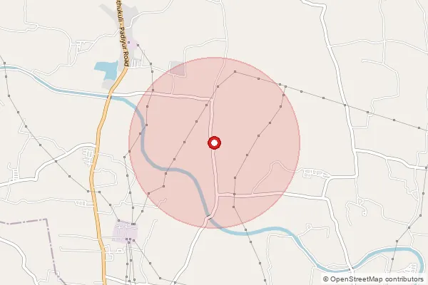 Map showing approximate area covered by Pincode 638476 — Nanjagoundenpalayam Bo, Erode