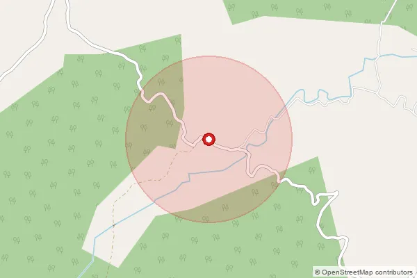 Map showing approximate area covered by Pincode 638503 — Kalkadambur Bo, Erode