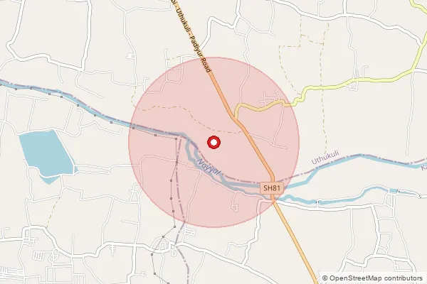 Map showing approximate area covered by Pincode 638752 — Morattupalayam Bo, Tiruppur