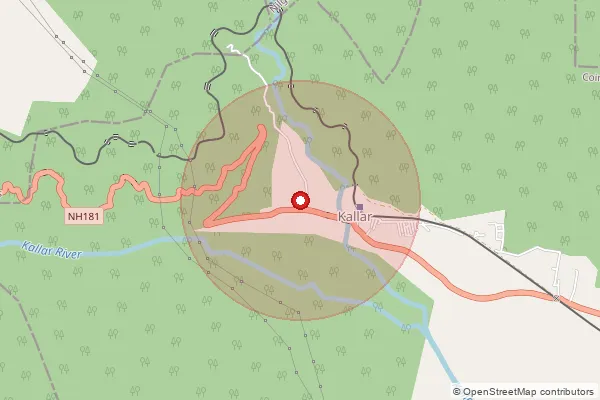 Map showing approximate area covered by Pincode 641305 — Palapatti Bo, Coimbatore