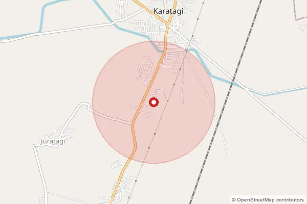 Map showing approximate area covered by Pincode 678003 — Kalpathi So, Palakkad