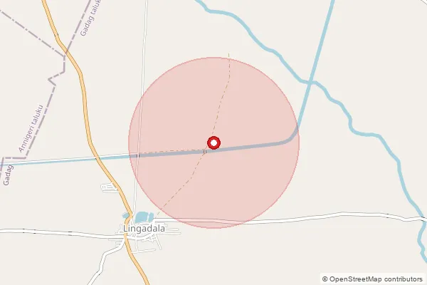 Map showing approximate area covered by Pincode 678582 — Kaithachira Bo, Palakkad