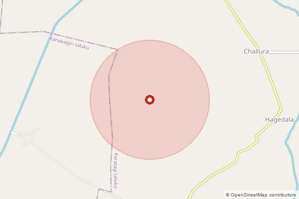 Map showing approximate area covered by Pincode 678593 — Tachampara So, Palakkad