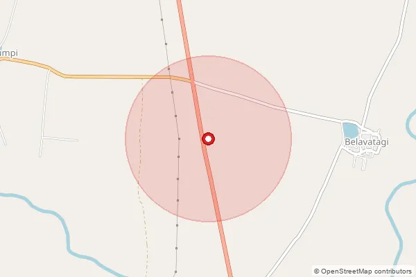 Map showing approximate area covered by Pincode 678702 — Coyalmanna So, Palakkad