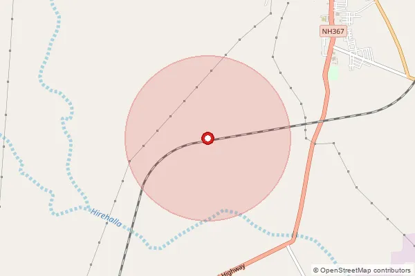 Map showing approximate area covered by Pincode 679503 — Kulakkad Bo, Palakkad