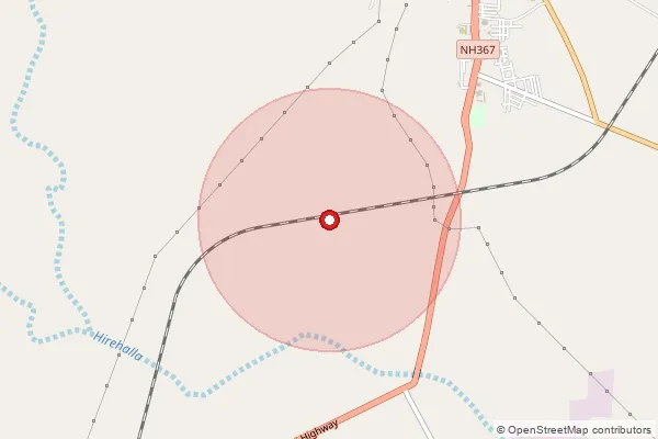 Map showing approximate area covered by Pincode 679522 — Cherukattupulam Bo, Palakkad