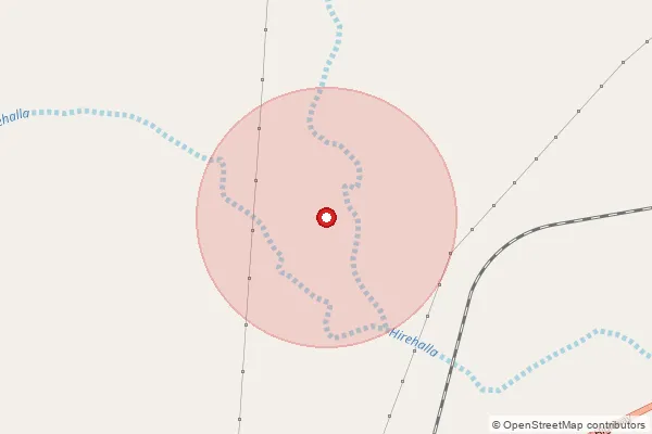 Map showing approximate area covered by Pincode 679535 — Peringode So, Palakkad