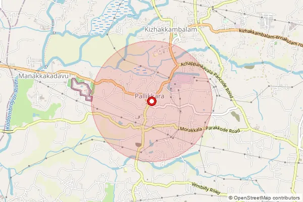 Map showing approximate area covered by Pincode 683565 — Kumarapuram So Ernakulam, Ernakulam
